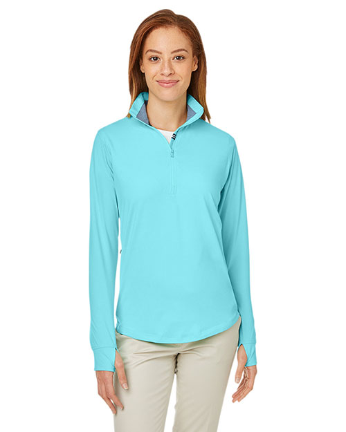 Nautica N17925  Ladies' Saltwater Quarter-Zip Pullover at GotApparel