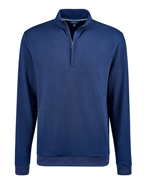 Nautica N18090 Unisex Explorer Fleece Quarter-Zip Pullover at GotApparel