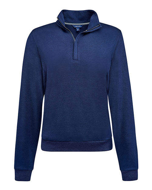 Nautica N18091 Women's Explorer Fleece Quarter-Zip Pullover at GotApparel