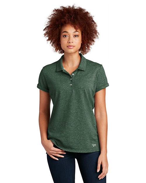 New Era Ladies Slub Twist Polo LNEA301 at GotApparel