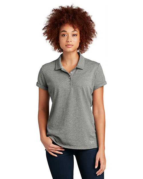 New Era Ladies Slub Twist Polo LNEA301 at GotApparel