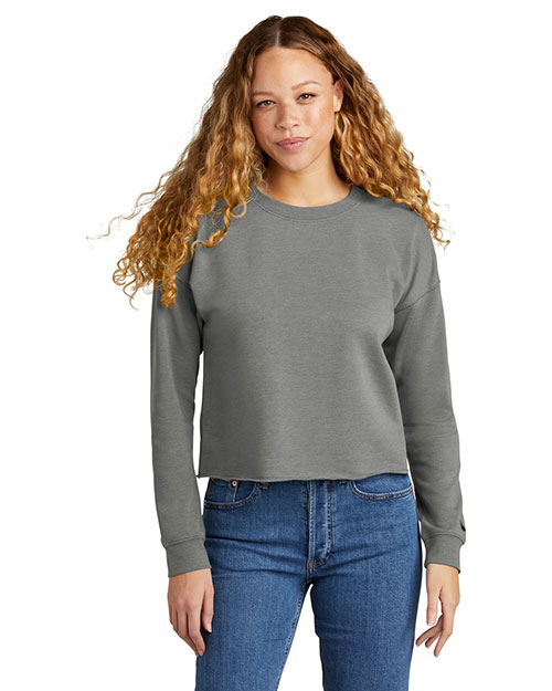 New Era Ladies Tri-Blend Fleece Crop Crew LNEA514 at GotApparel