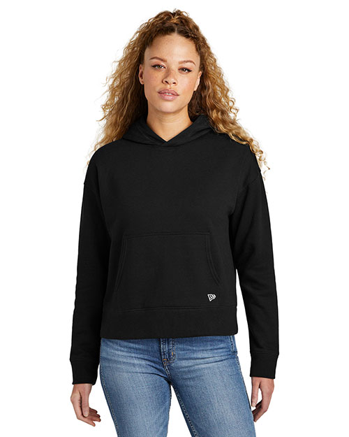 New Era ®  Ladies Comeback Fleece Pullover Hoodie LNEA550 at GotApparel