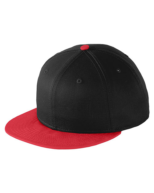 New Era NE400 Flat Bill Snapback Cap at GotApparel