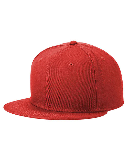 New Era ® Standard Fit Flat Bill Snapback Cap NE4020 at GotApparel