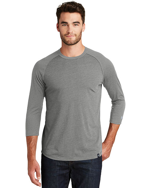 New Era NEA104 Men 4.4 oz Heritage Blend 3/4-Sleeve Baseball Raglan Tee at GotApparel