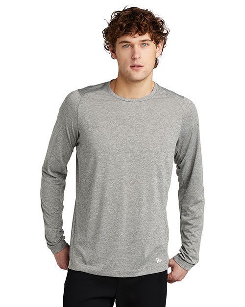 Custom Embroidered New Era NEA201 Men 4 oz Series Performance Long Sleeve Crew Tee at GotApparel