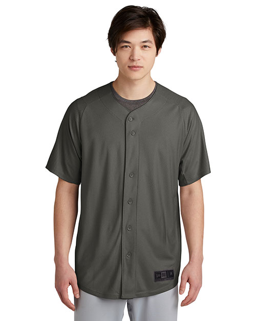 Custom Embroidered New Era NEA220 Men 5.3 oz Diamond Era Full-Button Jersey at GotApparel