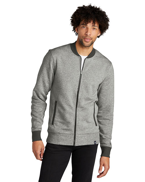 New Era NEA503 Men 9 oz French Terry Baseball Full-Zip at GotApparel
