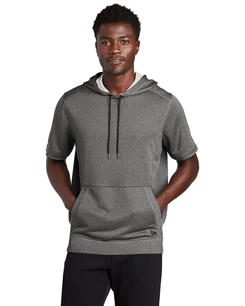 New Era Performance Terry Short Sleeve Hoodie NEA533 at GotApparel