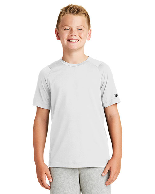 Custom Embroidered New Era YNEA200 Youth 4 oz Series Performance Crew Tee at GotApparel