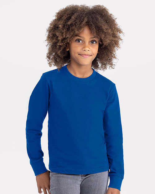 Next Level Apparel 3311NL Youth Cotton Long Sleeve T-Shirt at Got Apparel