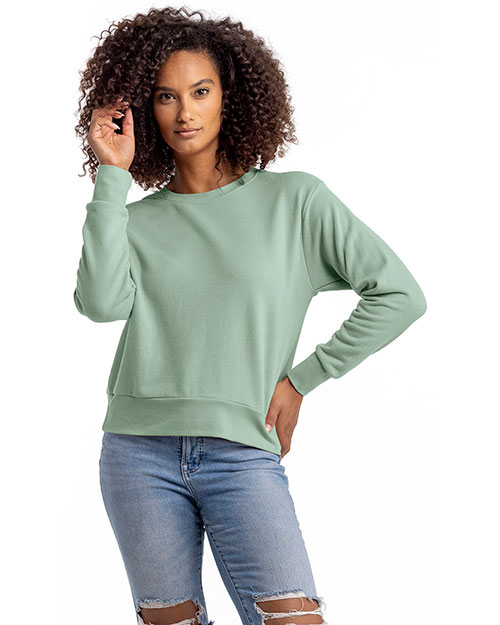 Next Level Apparel 9084 Ladies' Laguna Sueded Sweatshirt at GotApparel