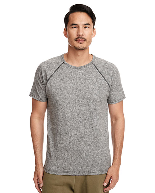 Next Level 2050 Men Mock Twist Raglan T-Shirt at GotApparel