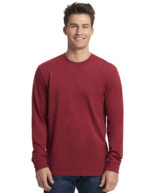 Next Level 6411 Unisex Sueded Long-Sleeve Crew at GotApparel