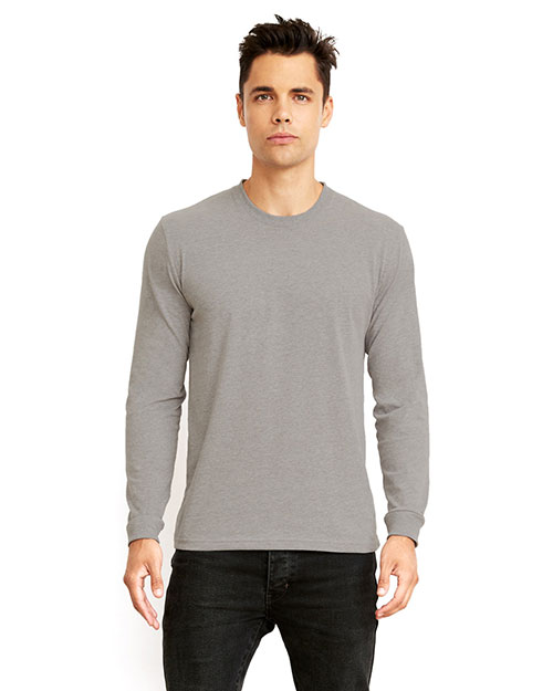 Next Level 6411 Unisex Sueded Long-Sleeve Crew at GotApparel