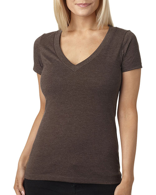 Next Level 6640 Women Cvc Deep V at GotApparel