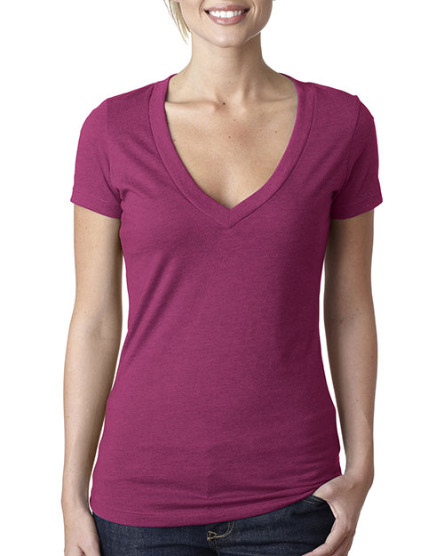 Next Level 6640 Women Cvc Deep V at GotApparel