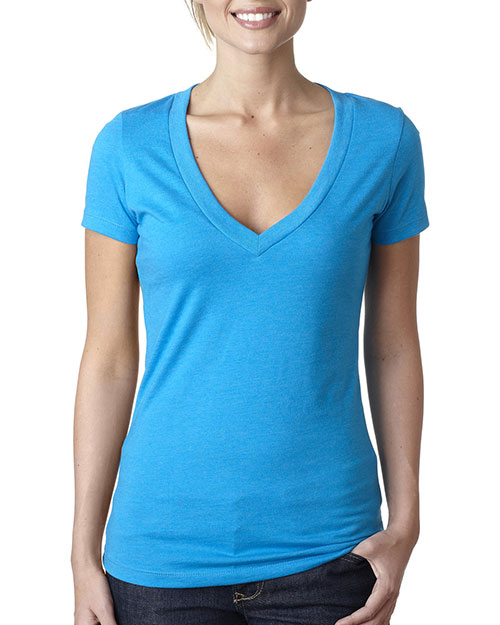 Next Level 6640 Women Cvc Deep V at GotApparel