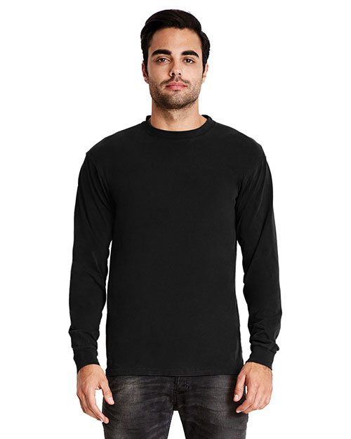 Next Level 7401 Men Inspired Dye Long-Sleeve Crew at GotApparel