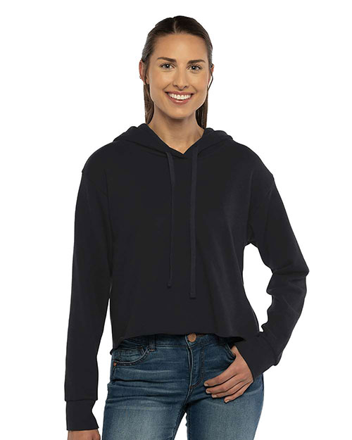 Next Level 9384 Ladies' Cropped Pullover Hooded Sweatshirt at GotApparel