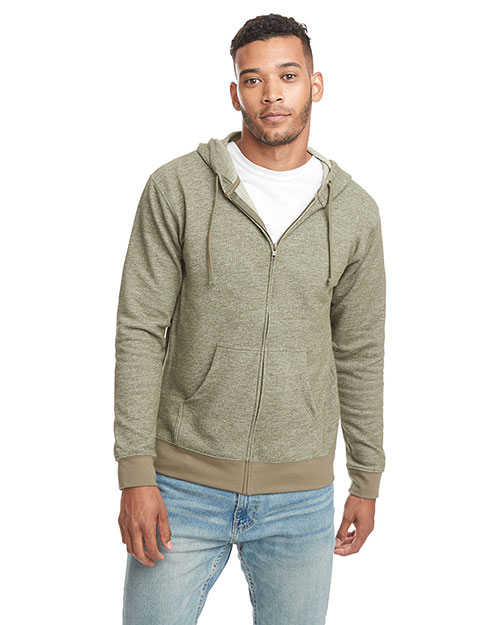 Next Level 9600 Unisex Denim Fleece Full-Zip Hoody at GotApparel