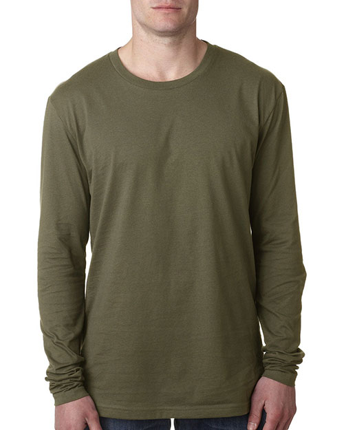 Next Level N3601 Men Premium Fitted Long-Sleeve Crew Tee at Got Apparel