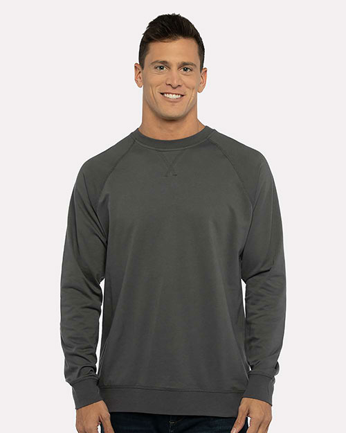 Next Level N9000 Unisex French Terry Raglan Crew at GotApparel
