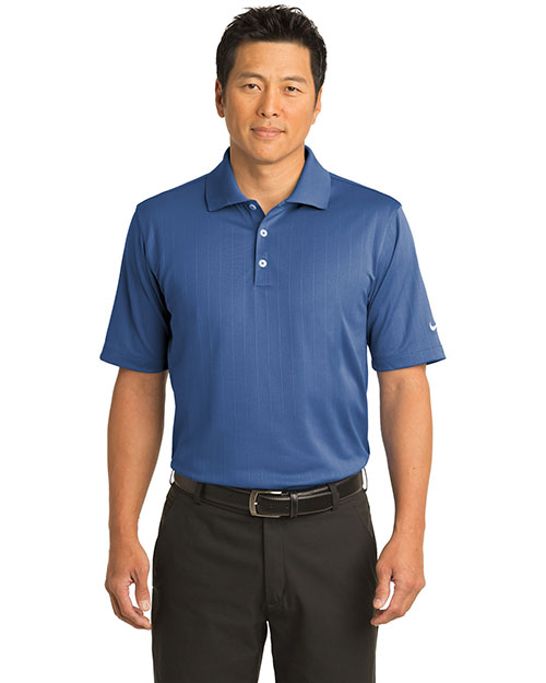 Nike 244620 Men 5.25 oz Dri-FIT Textured Polo at GotApparel