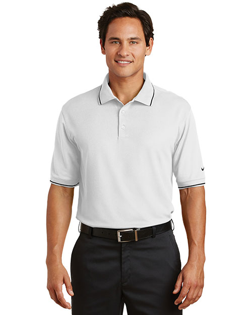 Nike 319966 Men 4.7 oz Dri-FIT Classic Tipped Polo at GotApparel