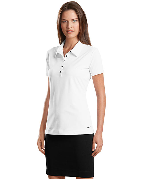 Nike 429461 Women Golf Elite Series DriFIT Ottoman Bonded Polo at GotApparel