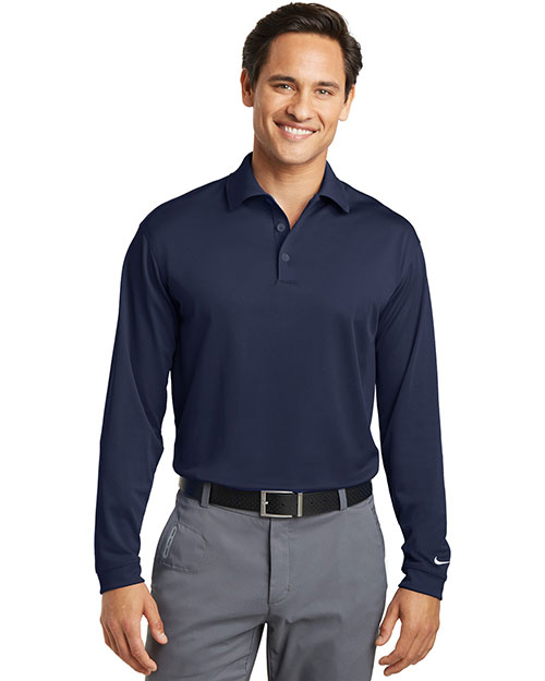 Nike 466364 Men 5 oz Long Sleeve Dri-FIT Stretch Tech Polo at GotApparel