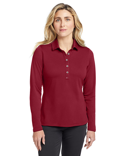 Nike 545322 Ladies 5 oz Long Sleeve Dri-FIT Stretch Tech Polo at GotApparel