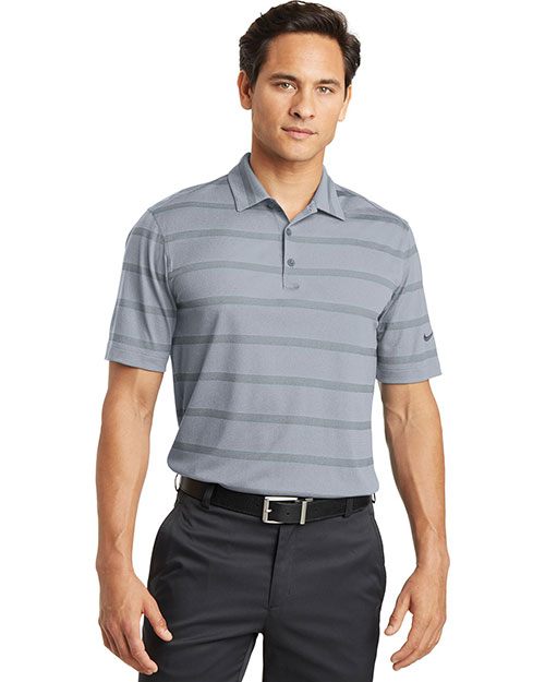 Nike 677786 Men 3.4 oz Dri-FIT Fade Stripe Polo at GotApparel