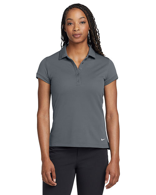 Nike 746100 Ladies 4.7 oz Dri-FIT Solid Icon Pique Modern Fit Polo at GotApparel