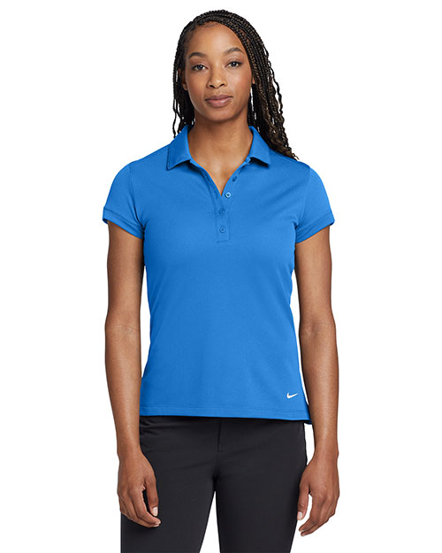 Nike 746100 Ladies 4.7 oz Dri-FIT Solid Icon Pique Modern Fit Polo at GotApparel