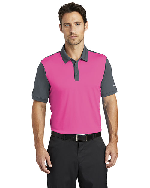 Nike 746101 Men 5.2 oz Dri-FIT Colorblock Icon Modern Fit Polo at GotApparel
