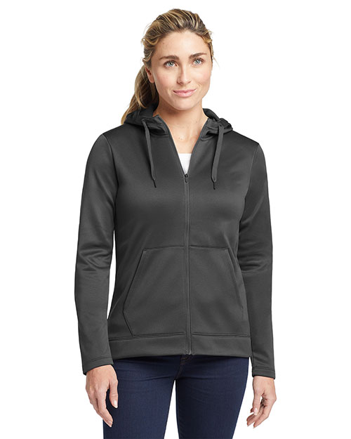 Nike NKAH6264 Ladies 7 oz Therma-FIT Full-Zip Fleece Hoodie at GotApparel
