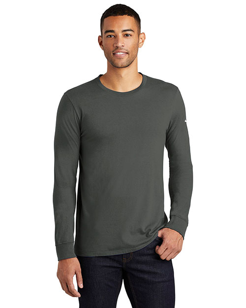 Nike NKBQ5232 Men 4.6 oz Core Cotton Long Sleeve Tee at GotApparel