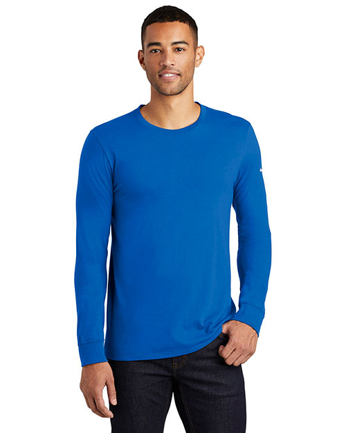 Nike NKBQ5232 Men 4.6 oz Core Cotton Long Sleeve Tee at GotApparel
