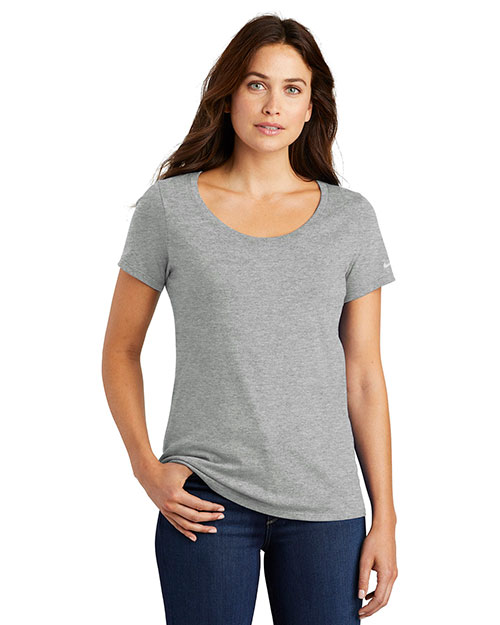 Nike NKBQ5236 Ladies 4.4 oz Core Cotton Scoop Neck Tee at GotApparel