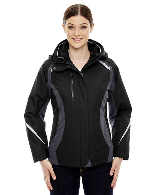 North End 78195 Women Height 3-in-1 Jacket with Insulated Liner at GotApparel