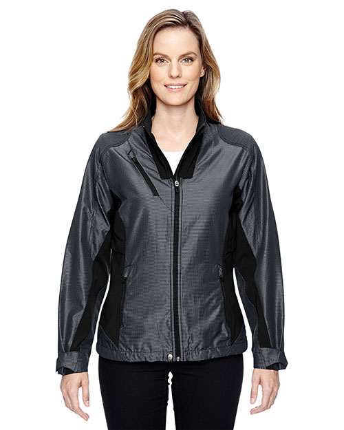 North End 78807 Women Interactive Aero Two-Tone Lightweight Jacket at GotApparel