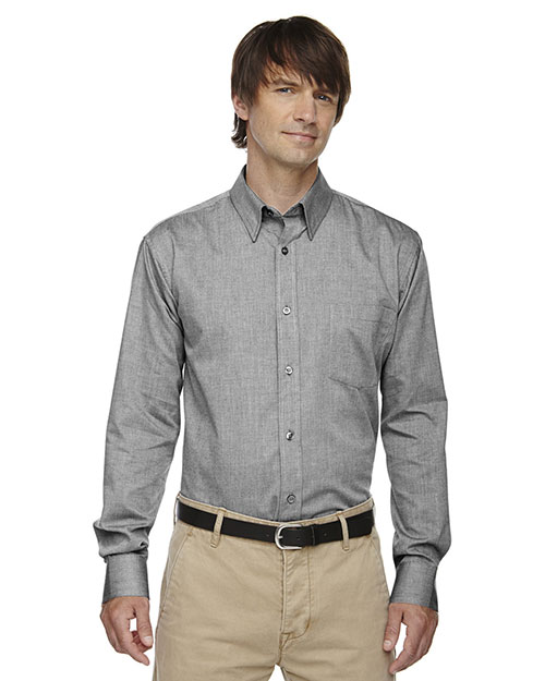 North End 87036 Men Yarn-Dyed Wrinkle-Resistant Dobby Shirt at GotApparel