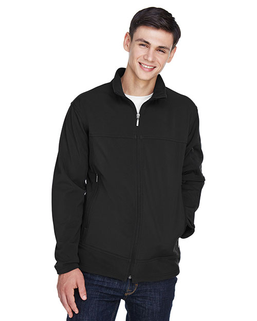 North End 88099 Men Three-Layer Fleece Bonded Performance Soft Shell Jacket at GotApparel