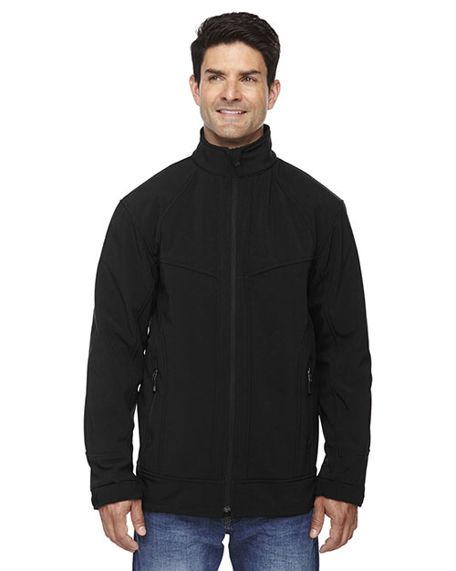North End 88604 Men Three-Layer Light Bonded Soft Shell Jacket at GotApparel
