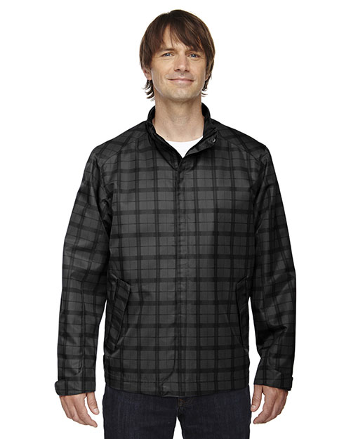 North End 88671 Men Locale Lightweight City Plaid Jacket at GotApparel