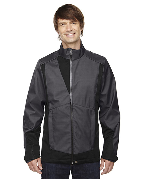 North End 88686 Men Commute Three-Layer Light Bonded Two-Tone Soft Shell Jacket With Heat Reflect Technology at GotApparel