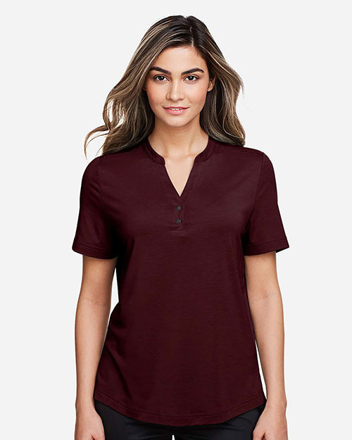 North End NE100W Women Ladies' Jaq Snap-Up Stretch Performance Polo at GotApparel