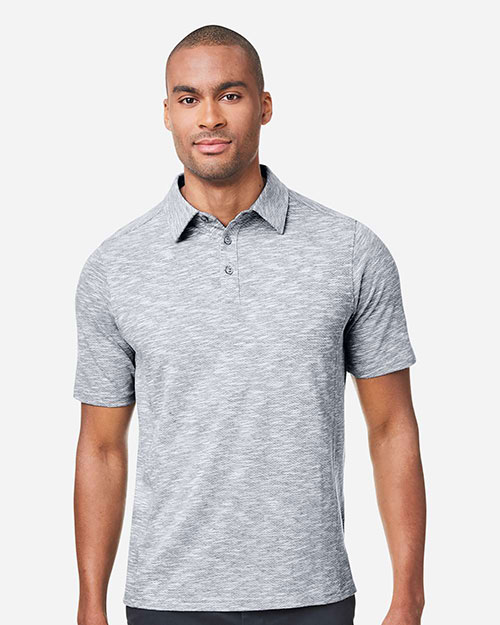 North End NE115 Men's Eclipse Jacquard Polo at GotApparel